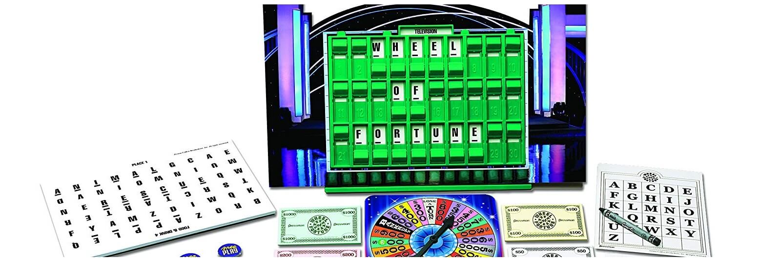 wheel of fortune board game answers