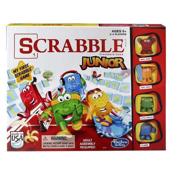 Scrabble Junior Board Game Review Rules Instructions Ages 5 