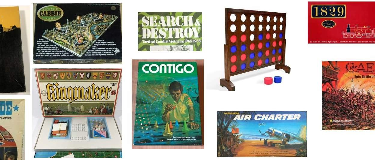 Best Board Games of the 70's - Popular 1970's Board Games List